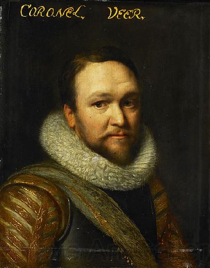 Michiel Jansz. van Mierevelt Portrait of Sir Horace Vere Norge oil painting art